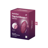 Satisfyer - Tap & Climax 1 Vibrador Lay - On Rojo | Vybes.it