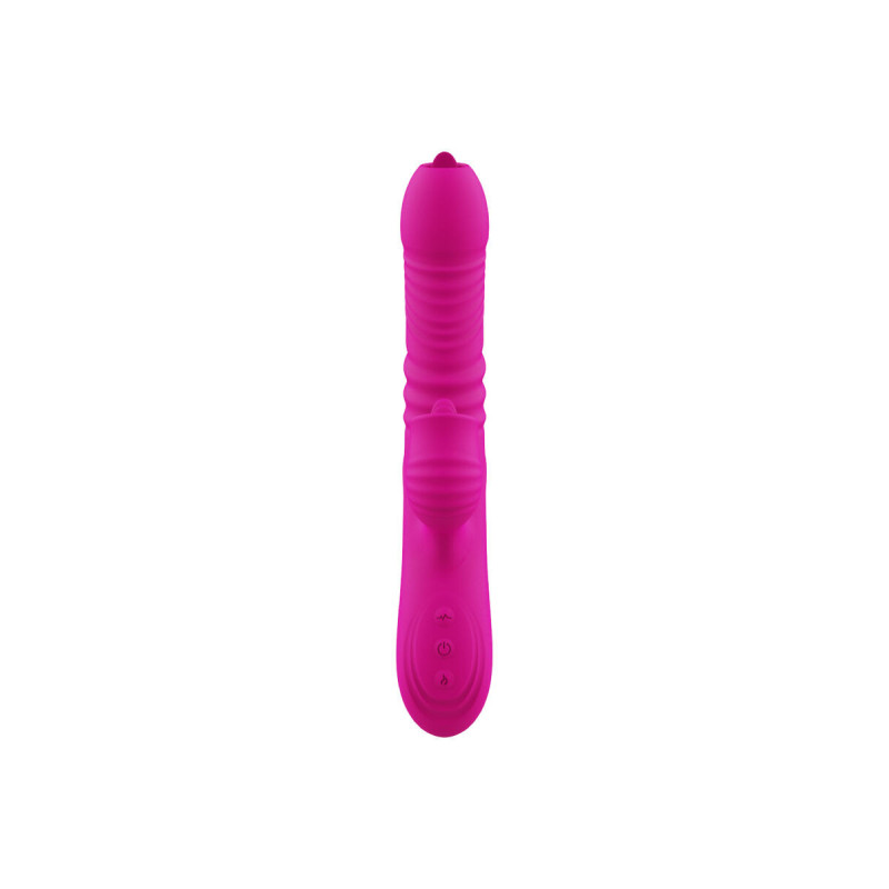 ARMONY - FANNY MULTIFUNKTIONS-DOPPELZUNGENVIBRATOR FUCHSIA WÄRMEEFFEK…