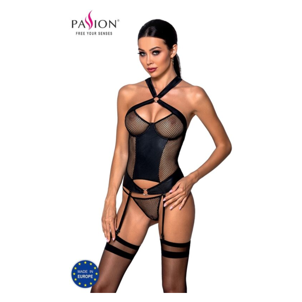PASSION - AMANDA CORSETTO IN PELLE ECOLOGICA L/XL