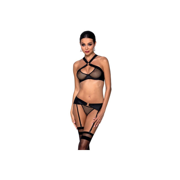 PASSION - AMANDA SET CUERO ECOLOGICO S/M