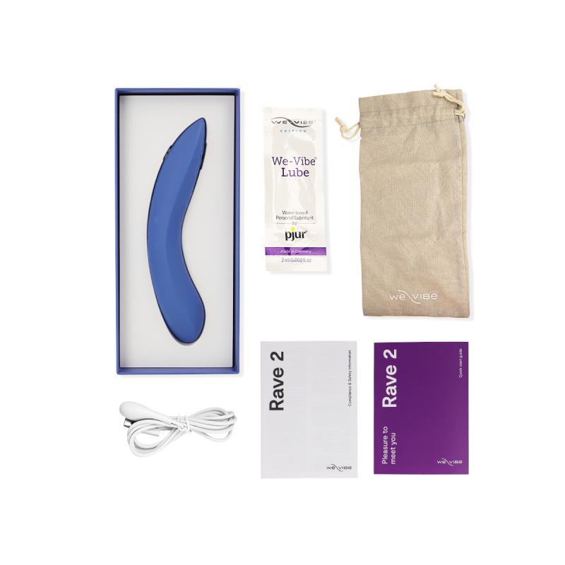 We - Vibe - Rave 2 Vibrador Punto G Azul | Vybes.it