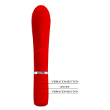 PRETTY LOVE - THOMAS VIBRADOR PUNTO G MULTIFUNCIÓN ROJO