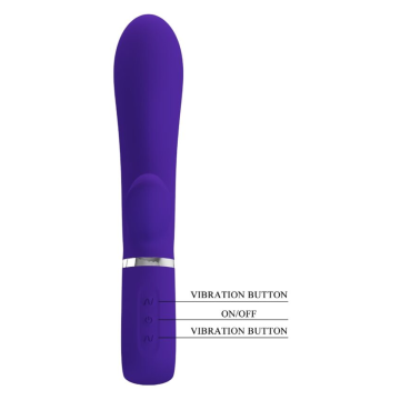 PRETTY LOVE - THOMAS VIBRADOR PUNTO G MULTIFUNCIÓN VIOLETA