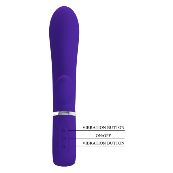 PRETTY LOVE - THOMAS VIBRADOR PUNTO G MULTIFUNCIÓN VIOLETA