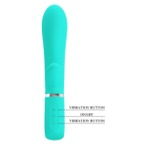 PRETTY LOVE - THOMAS VIBRADOR PUNTO G MULTIFUNCIÓN VERDE AGUA