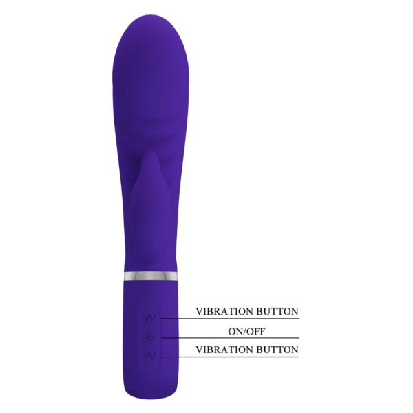 PRETTY LOVE - PRESCOTT VIBRADOR PUNTO G MULTIFUNCIÓN LILA