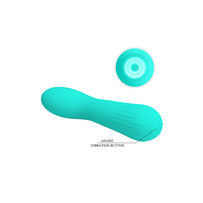 Pretty Love - Faun Wiederaufladbarer Vibrator Aquagrün | Vybes.it