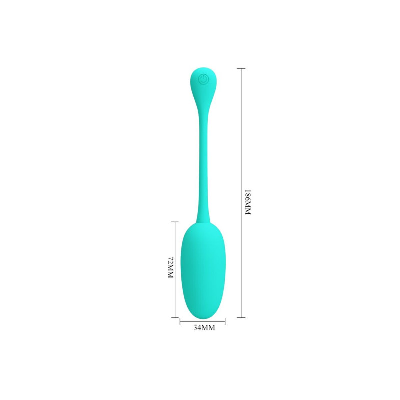 Pretty Love - Knucker Huevo Vibrador Recargable Verde Agua |