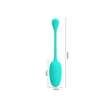 Pretty Love - Knucker Huevo Vibrador Recargable Verde Agua |