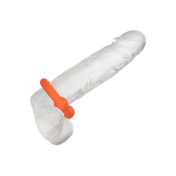 CALEXOTICS - ALPHA ANELLO DUAL BALL ARANCIONE - Cockring senza vibraz…