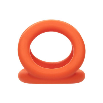 CALEXOTICS - ALPHA TRI-ANNEAU ORANGE - Cockrings sans vibration
