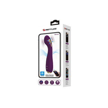 Pretty Love - Hector Vibrador Electroshock Por Control Por App Lila
