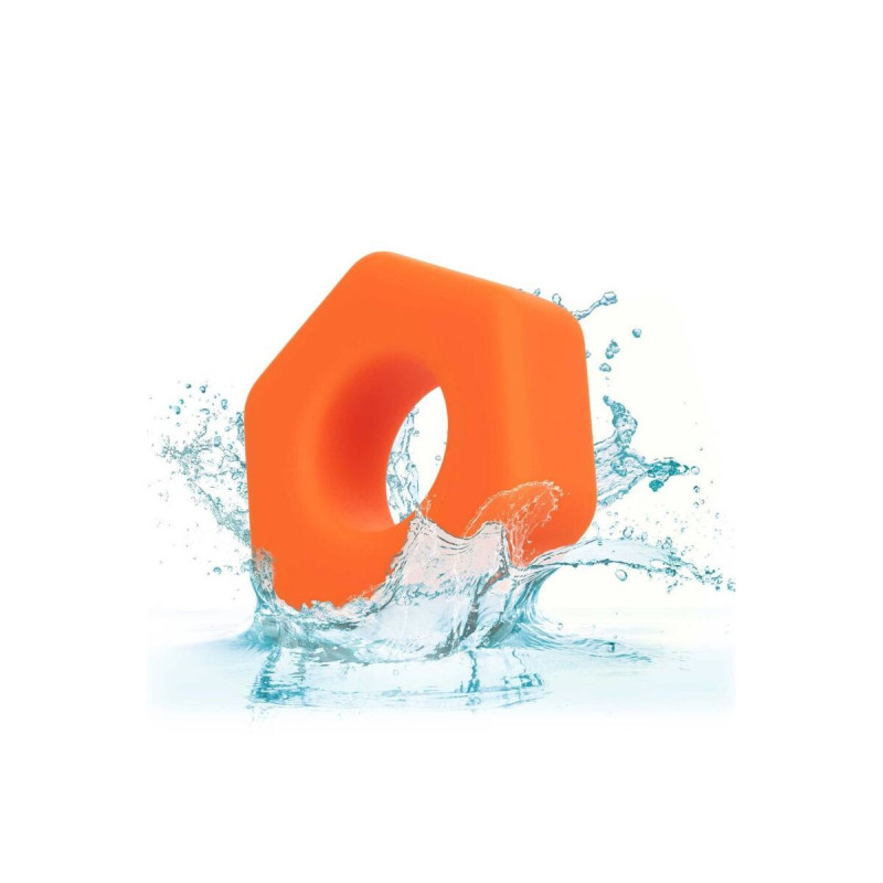 CALEXOTICS - ALPHA BAGUE PROLONG SEXAGON ORANGE - Cockrings sans vibr…