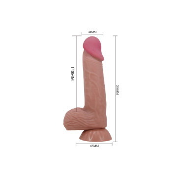Pretty Love - Série Sliding Skin Gode Réaliste Avec Ventouse