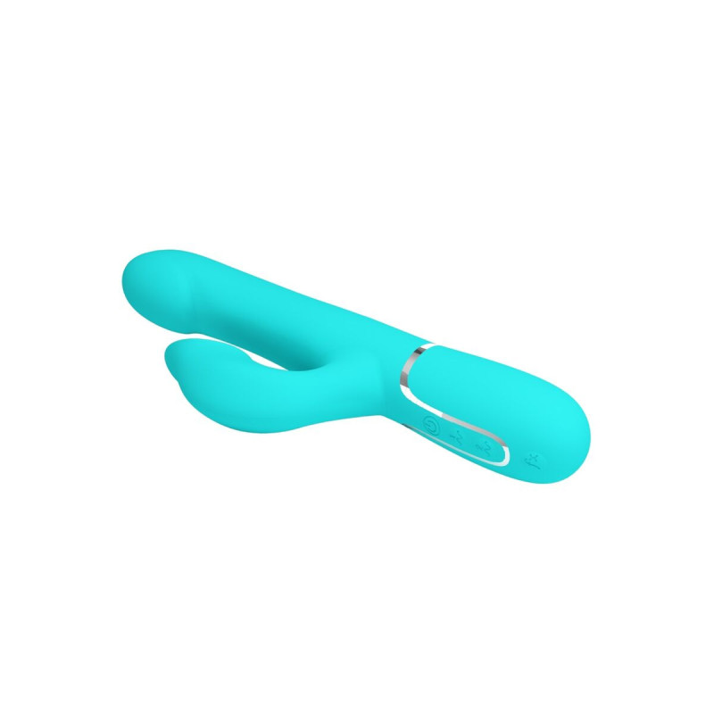 Pretty Love - Vibrador Rabbit Perlas Verde Agua | Vybes.it