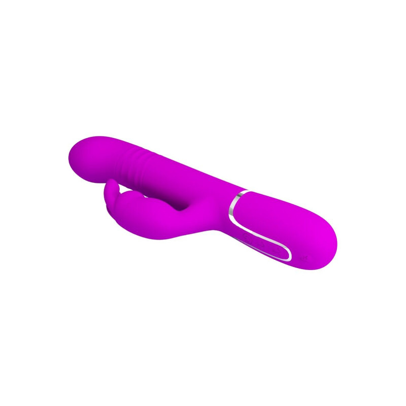 Pretty Love - Vibrador Coale Rabbit Perlas Violeta | Vybes.it