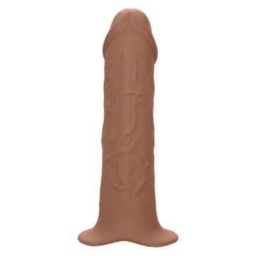CALEXOTICS - EXTENSION PERFORMANCE MAXX RÉALISTE AVEC HARNAIS PEAU MARRON