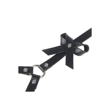 Subblime - Leder Taille Und Bein Harness Schwarz Eine Grösse |