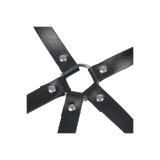 Subblime - Arnés De Pecho Anillas De Cuero Negro Talla Única |