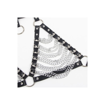 Subblime - Soutien - Gorge Harnais Et Collier Avec Chaîne S Taille