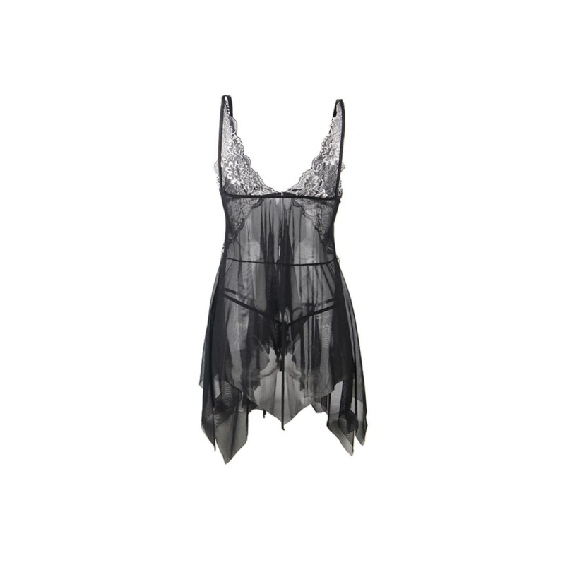 Subblime - Babydoll Tela Tul Pecho Encaje S/M | Vybes.it
