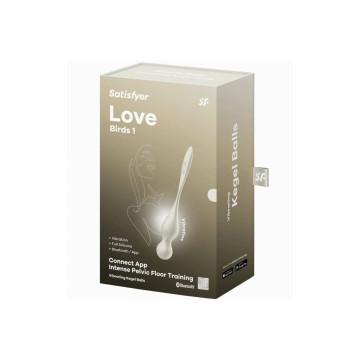 Satisfyer - Love Birds Bolas Kegel Vibradoras Blanco | Vybes.it