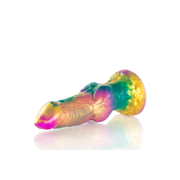Epic - Iris Dildo Con Testículos Arcoíris De Placer | Vybes.it