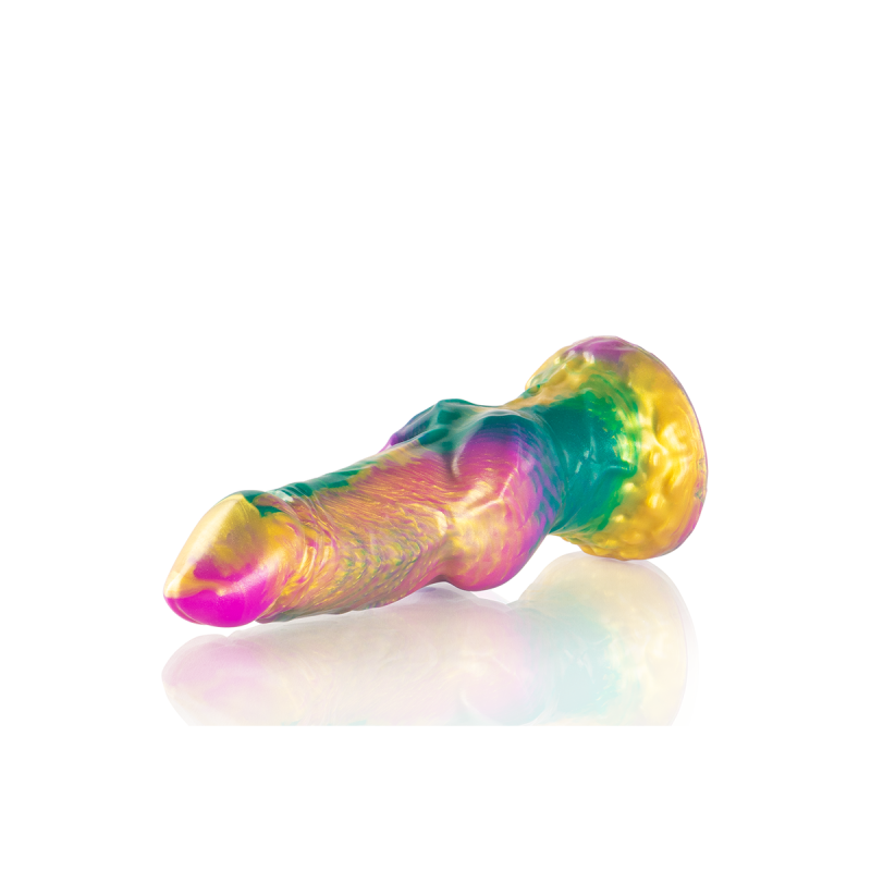 Epic - Iris Dildo Mit Regenbogenfarbenen Hoden Der Vergnügung |