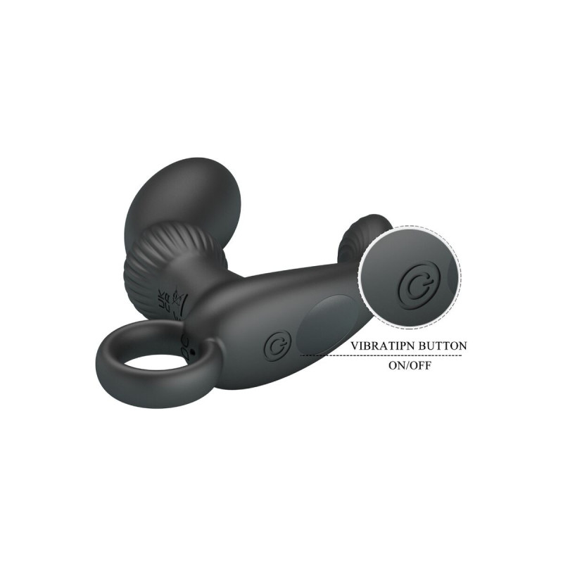 Pretty Love - Cayla Masajeador Vibrador Anal Negro | Vybes.it