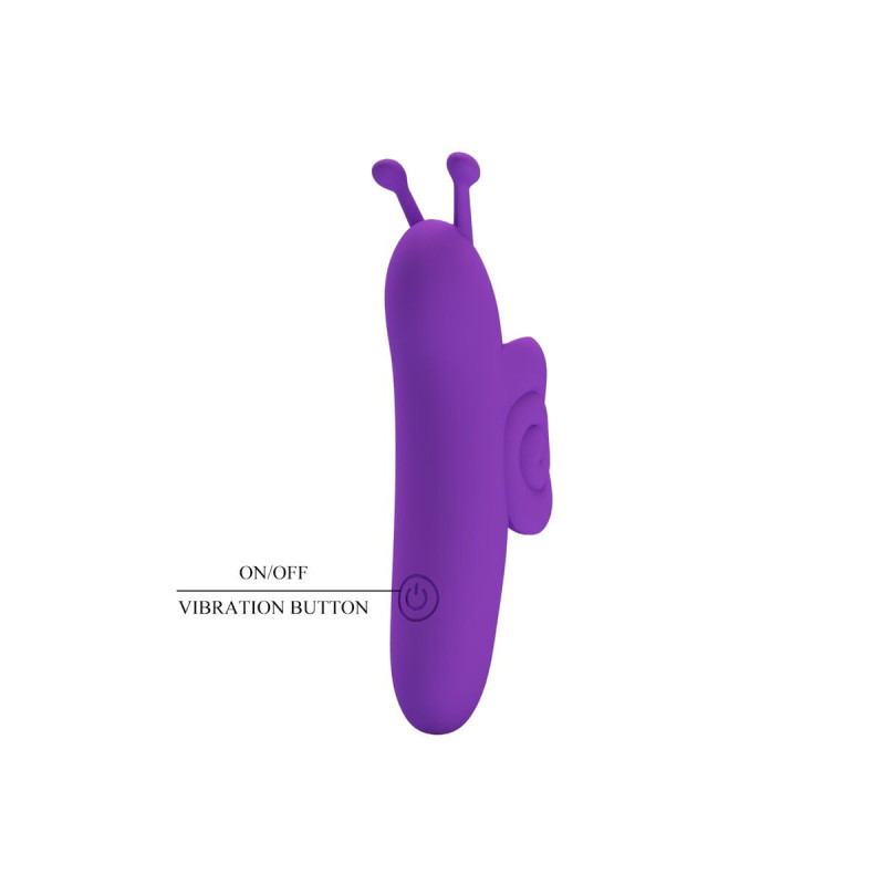 Pretty Love - Snail Poderoso Estimulador De Dedo Morado | Vybes.it