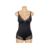 Subblime - Teddy Detalle Encaje Floral Negro S/M | Vybes.it