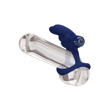 Pretty Love - Francisco Doble Anillo Vibrador Rabbit Azul | Vybes.it