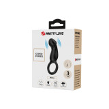 Pretty Love - Trae Anillo Vibrador Con Estimulador Negro | Vybes.it