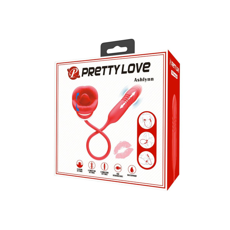 Pretty Love - Ashlynn Masturbador Boca Rojo | Vybes.it