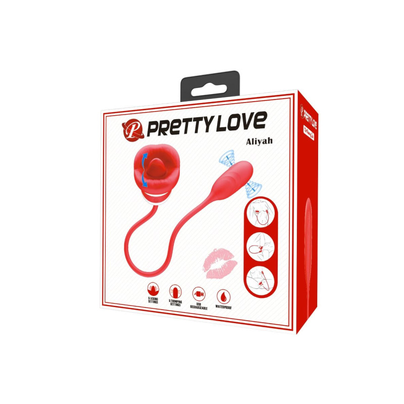 Pretty Love - Aliyah Masturbador Boca Rojo | Vybes.it