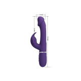 Pretty Love - Kampas Vibrador Rabbit 3 En 1 Multifunción Con Lengua