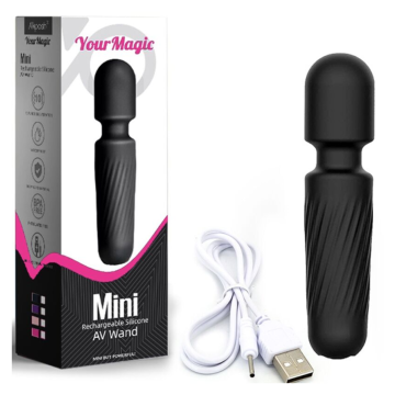 ARMONY - YOUR MAGIC MASAJEADOR & VIBRADOR RECARGABLE 10 VIBRACIONES NEGRO
