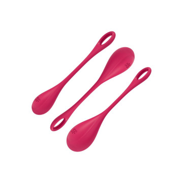 Satisfyer - Yoni Power 1 Kit De Entrenamiento Rojo | Vybes.it