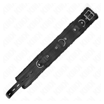 KINK - COLLAR CON CORREA 65 CM CON RESTRICCIONES NEGRO AJUSTABLE 36-42 CM X 5.5 CM