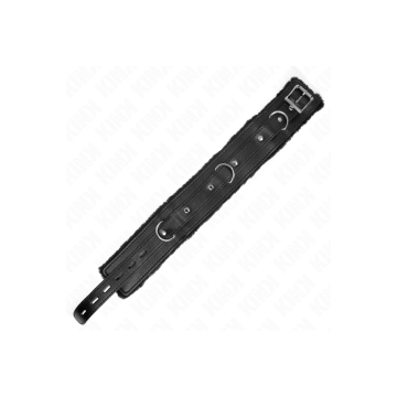 KINK - COLLARE CON GUINZAGLIO 65 CM CON RESTRIZIONI NERO 36-42 CM X 5…