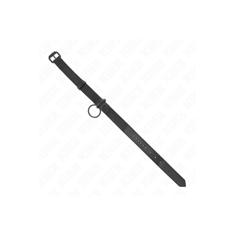 KINK - COLLAR WITH DARK LEASH 65 CM ADJUSTABLE 37-54 CM X 3 CM - KINK…