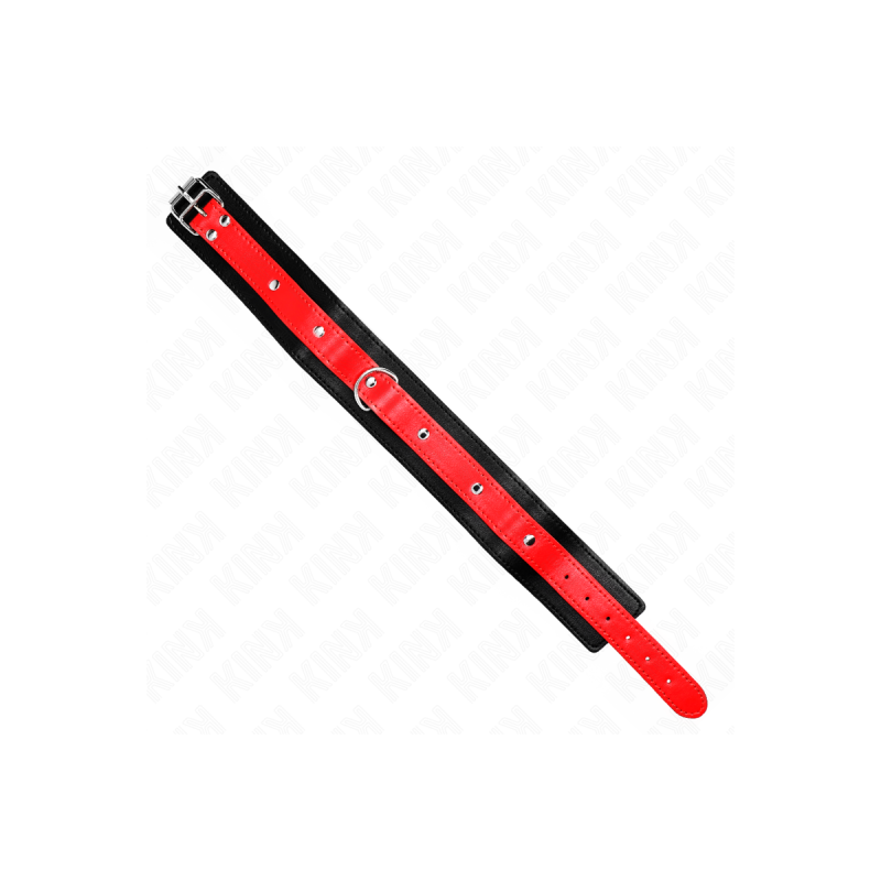 KINK - HALSKETTE MIT ROTEM BAND 65 CM VERSTELLBAR 36-43 CM X 5 CM - K…