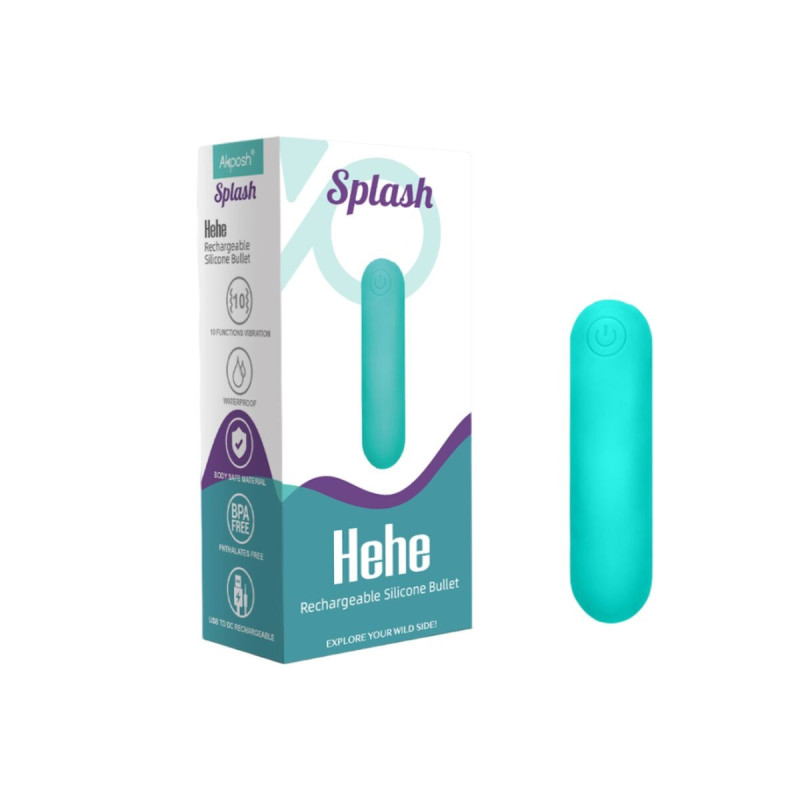 ARMONY - SPLASH HEHE VIBRATORE BULLET IN SILICONE 10 VIBRAZIONI 65 X…