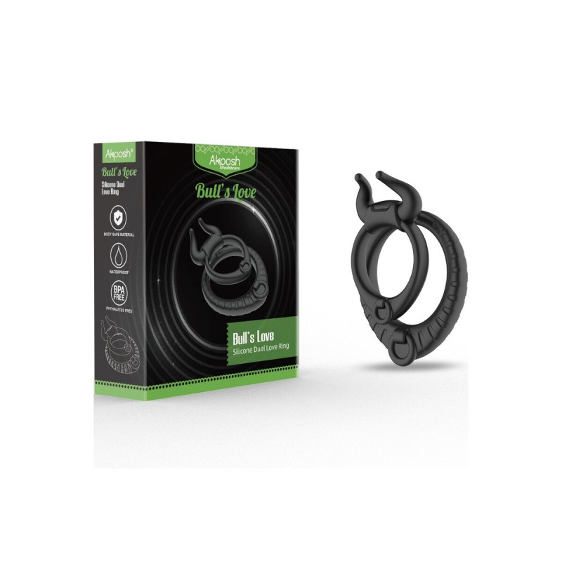 ARMONY - BULL'S PASION RING SCHWARZ - ARMONY FOR HIM - Cockringe ohne…