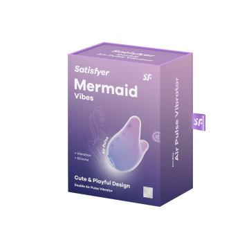 Satisfyer - Mermaid Vibes Estimulador & Vibrador Violeta Y Rosa |