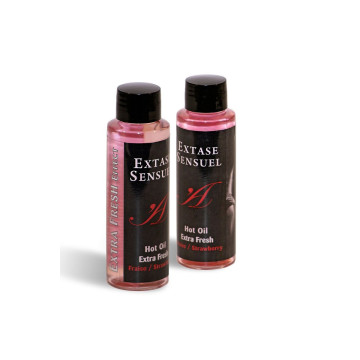 EXTASE SENSUAL - MASSAGEÖL MIT EXTRA FRISCHEM ERDBEEREFFEKT 100 ML -…
