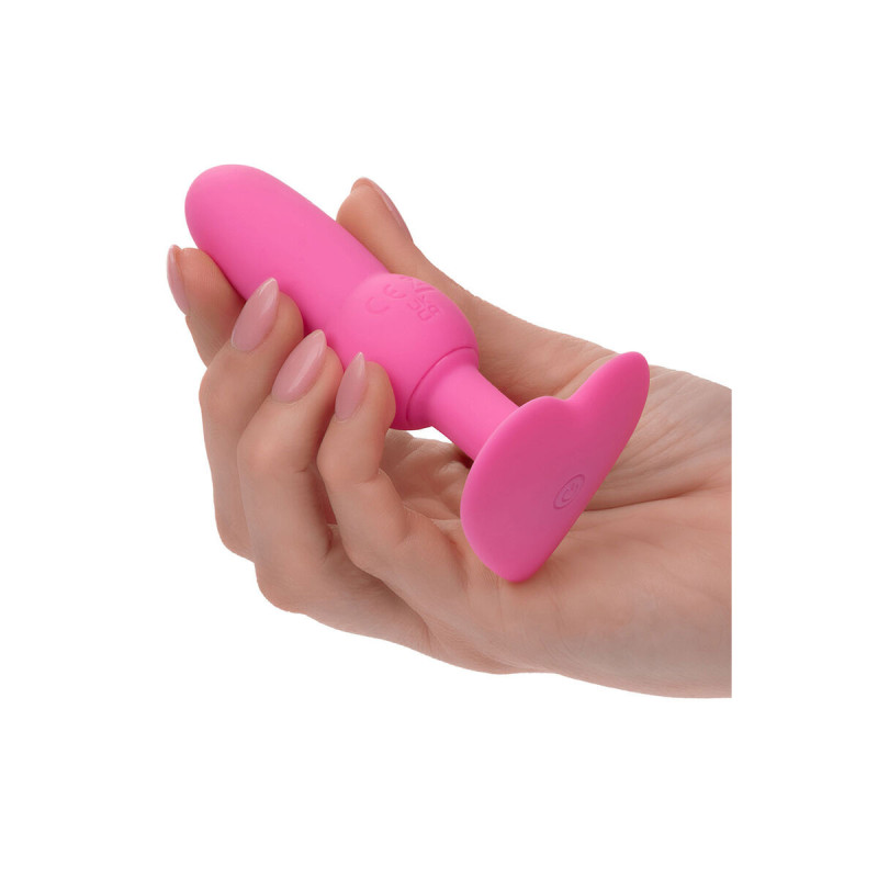 Calexotics - First Time Sonde Anal Plug Perlée 10 Vibrations Rose |
