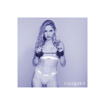 Calexotics - Nocturnal Poignets En Cuir Réglables Noirs | Vybes.it