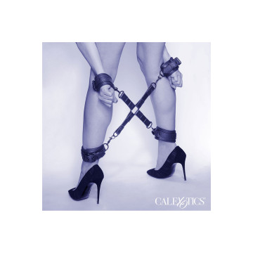 Calexotics - Nocturnal Conector Hog Tie Cuero Ajustable Negro |