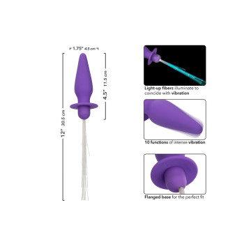 Calexotics - Southern Lights Light Up Plug Anal Con Luces 10